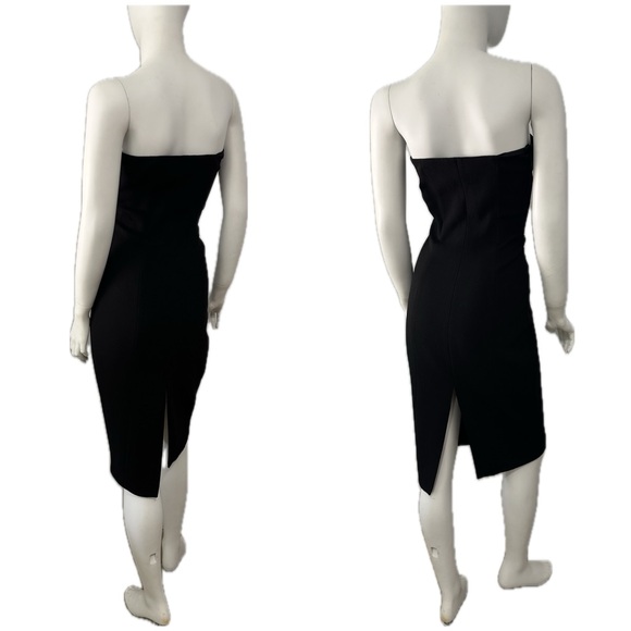 Runway & Red Carpet! Michael Kors Collection $1895 Silver Bustier Pencil Dress 4 - Picture 11 of 13